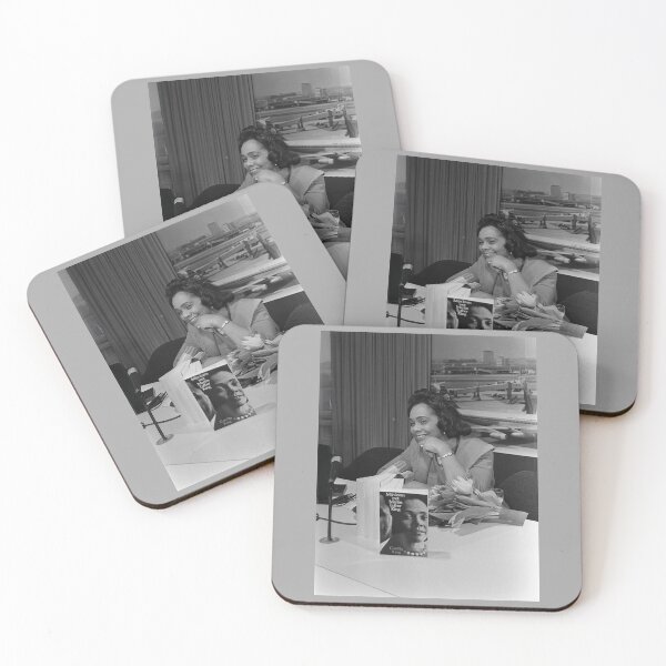 Item preview, Coretta Scott King Portrait with My Life with Martin Luther King designed and sold by Solidarityandco.
