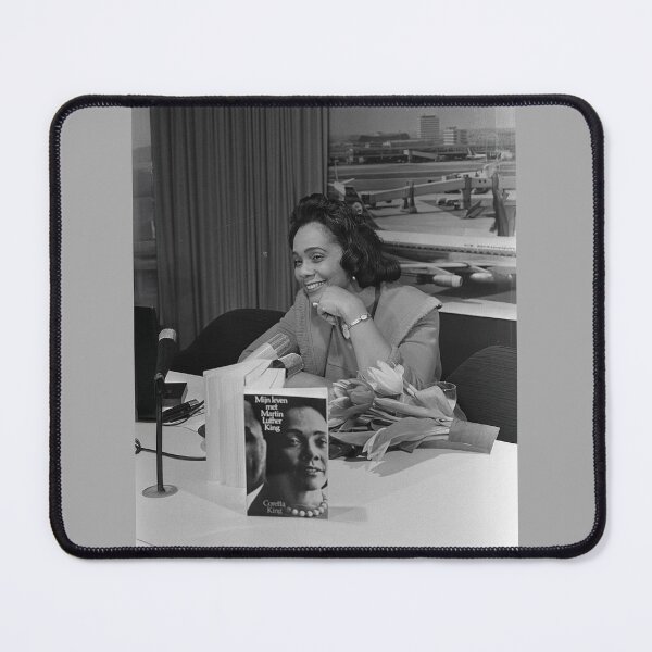 Item preview, Coretta Scott King Portrait with My Life with Martin Luther King designed and sold by Solidarityandco.