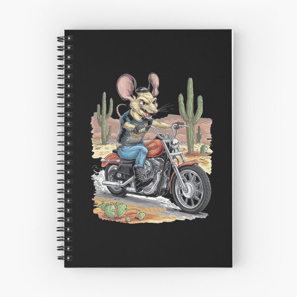 Item preview, Desert Biker Mouse Riding a Motorcycle in the Wild West designed and sold by love3617.