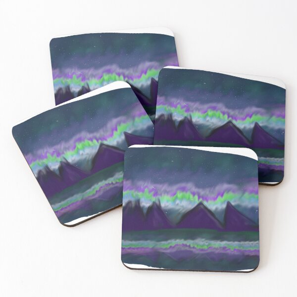 Item preview, Northern lights and Mountains designed and sold by impulseowlll.