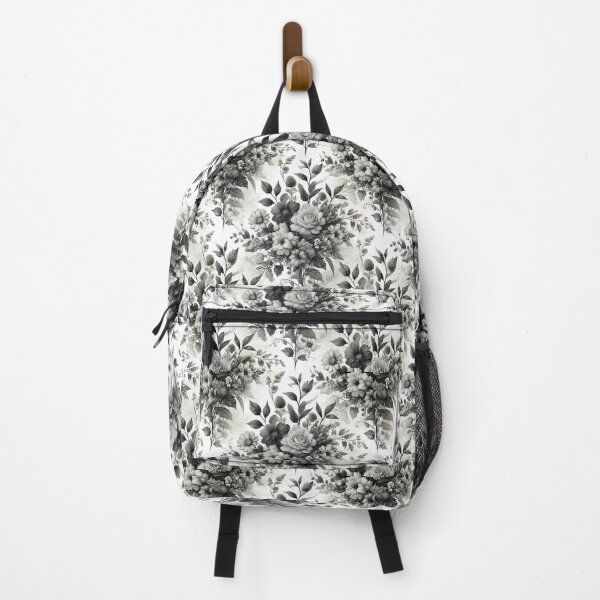 Item preview, Monochrome Blooms: Timeless Floral Elegance designed and sold by Meta2Physical.