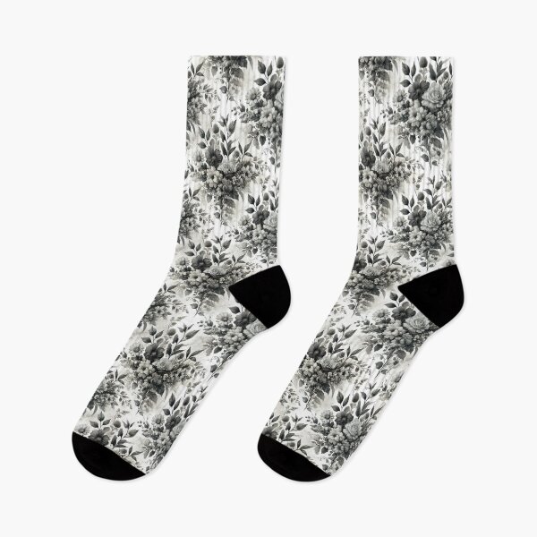 Item preview, Monochrome Blooms: Timeless Floral Elegance designed and sold by Meta2Physical.