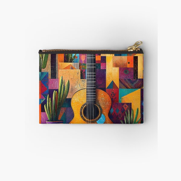Item preview, Vibrant Guitar Among Colorful Desert Landscape designed and sold by Artessie.