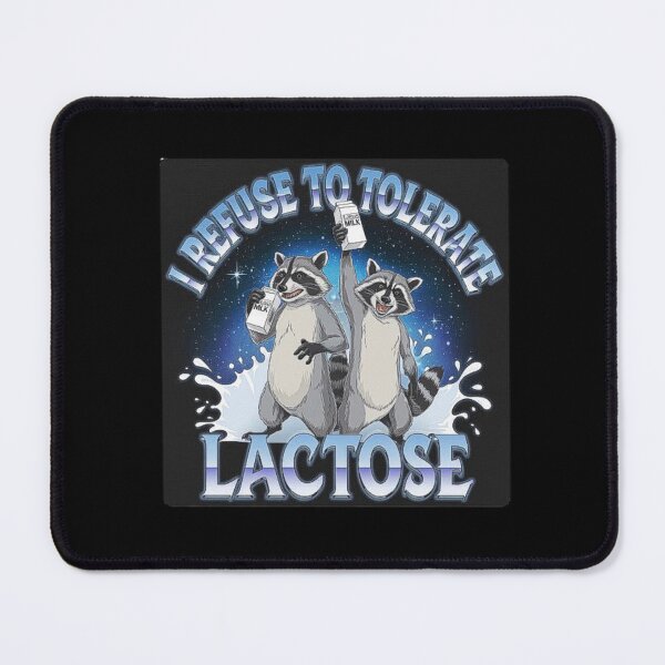 Item preview, Funny Raccoons Declaring War on Lactose Milk designed and sold by love3617.