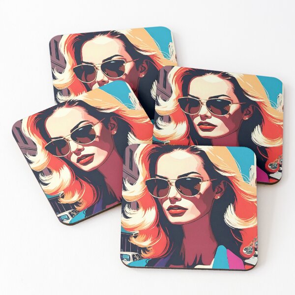 Item preview, 90's super model Illustration designed and sold by Domo-Design.