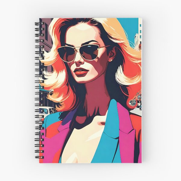 Item preview, 90's super model Illustration designed and sold by Domo-Design.