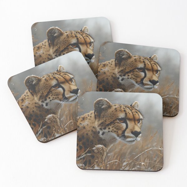 Item preview, Majestic Cheetah in Tall Grassland Landscape designed and sold by Artessie.