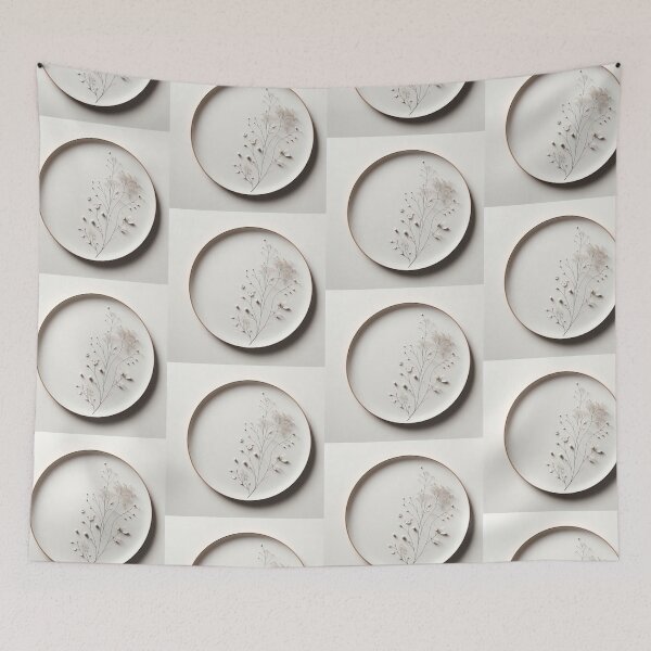 Item preview, Plate Minimalism Art Style designed and sold by artofuniverse.