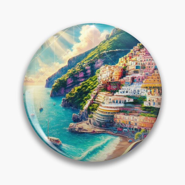 Item preview, Sunlit Amalfi: Coastal Paradise Dream designed and sold by Meta2Physical.
