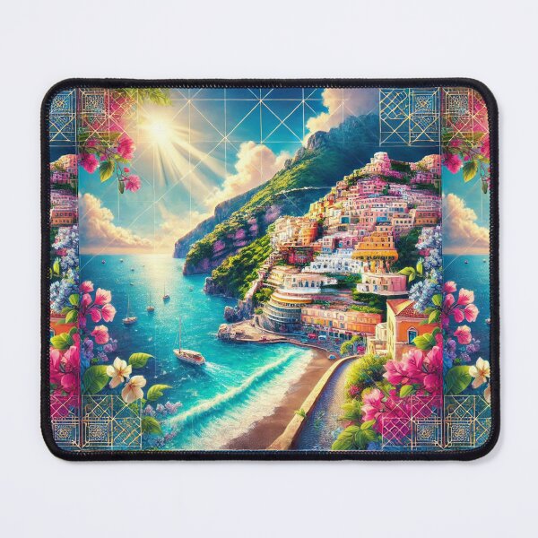 Item preview, Sunlit Amalfi: Coastal Paradise Dream designed and sold by Meta2Physical.