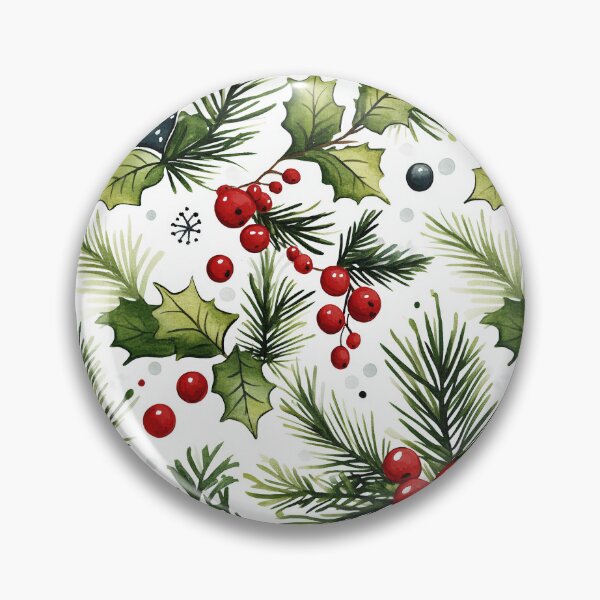 Item preview, Winter branches and berries in elegant style designed and sold by Piotrek0001.