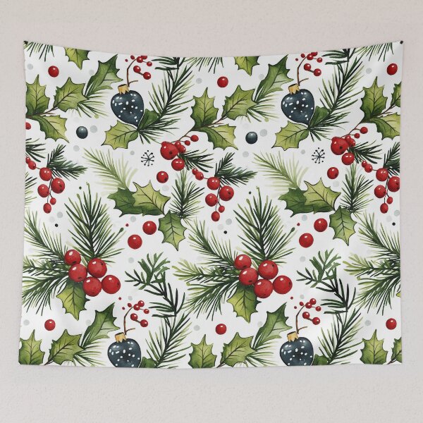 Item preview, Winter branches and berries in elegant style designed and sold by Piotrek0001.