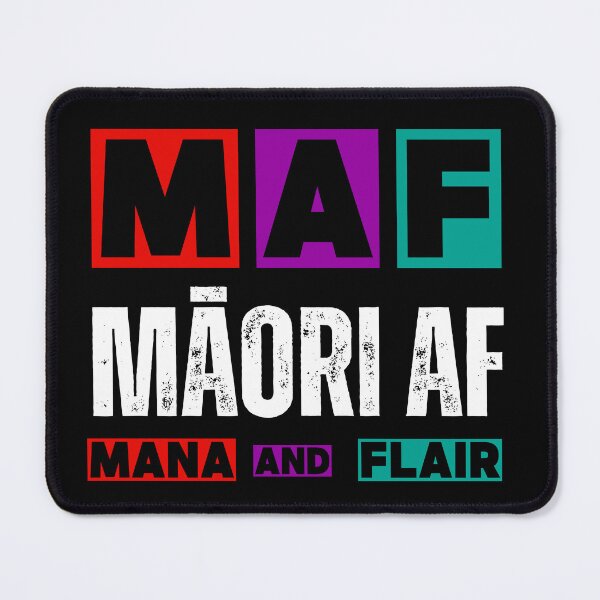Item preview, Māori AF – Mana and Flair | Bold Cultural Pride Design designed and sold by 2-Tama-Toi.