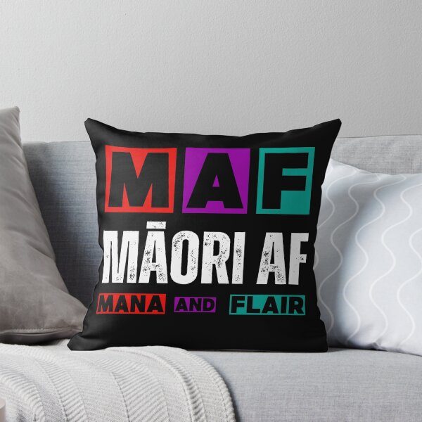 Item preview, Māori AF – Mana and Flair | Bold Cultural Pride Design designed and sold by 2-Tama-Toi.