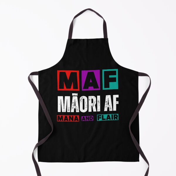 Item preview, Māori AF – Mana and Flair | Bold Cultural Pride Design designed and sold by 2-Tama-Toi.