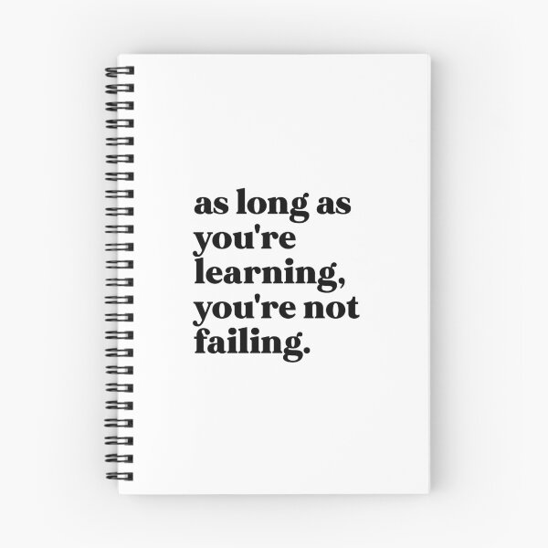 Item preview, as long as you're learning you're not failing designed and sold by weirdly weird.