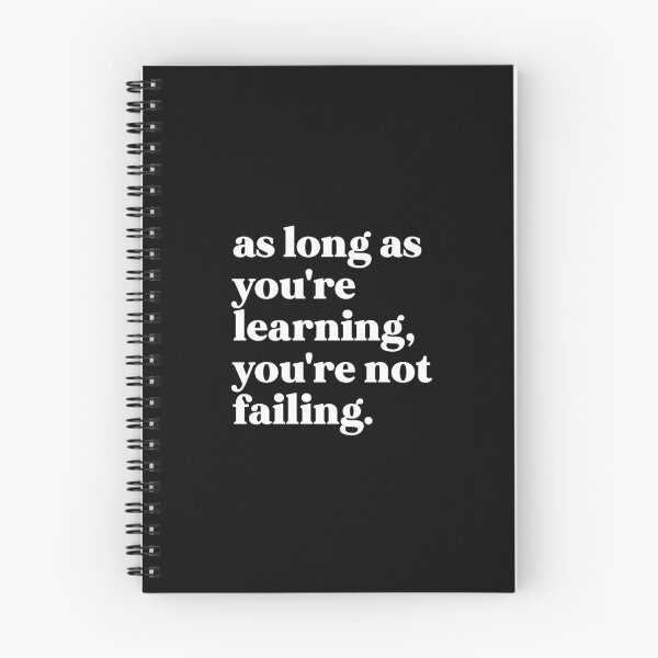Item preview, as long as you're learning you're not failing designed and sold by weirdly weird.