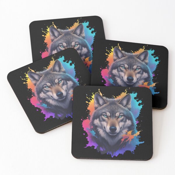 Item preview, Wolf and colors designed and sold by easystorebuy.