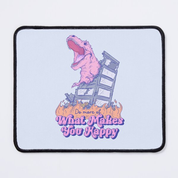 Item preview, T-Rex Smash Illustration - Do More of What Makes You Happy designed and sold by Jess.a.creates.