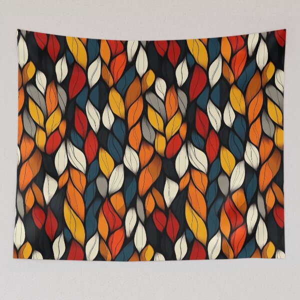 Item preview, Colorful textures of braids and patchwork patterns designed and sold by Piotrek0001.