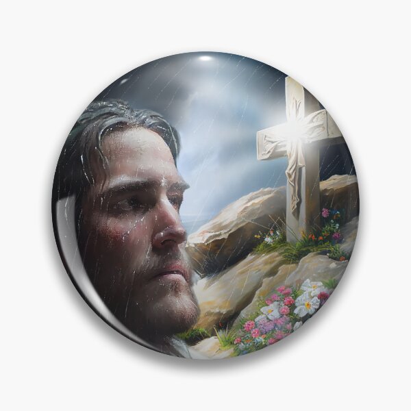 Item preview, Face of Jesus Christ the Redeemer designed and sold by Mickeymouse2023.