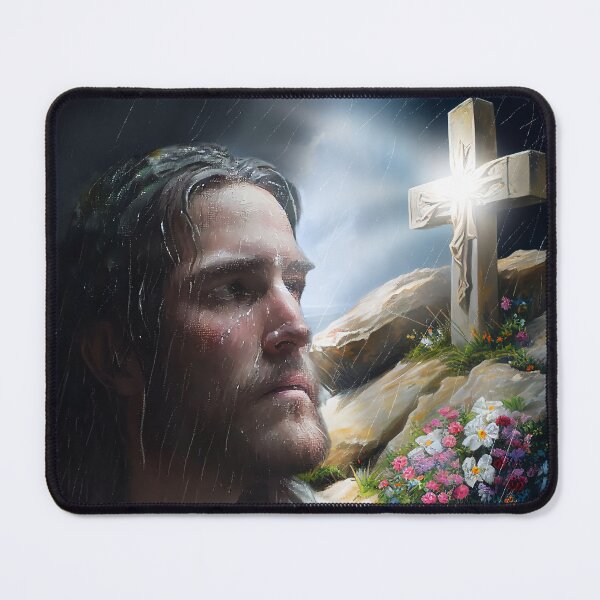Item preview, Face of Jesus Christ the Redeemer designed and sold by Mickeymouse2023.