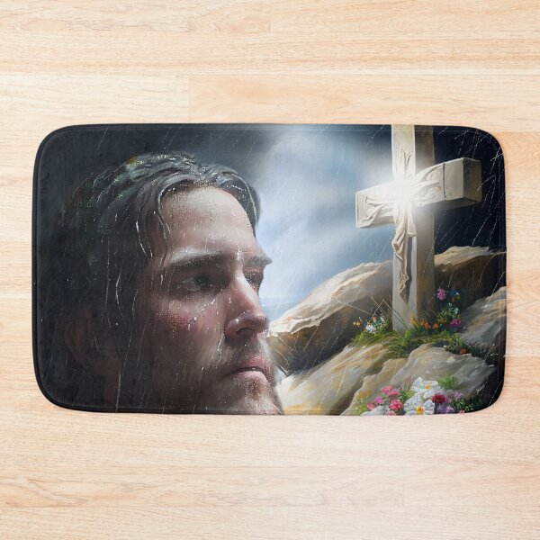 Item preview, Face of Jesus Christ the Redeemer designed and sold by Mickeymouse2023.