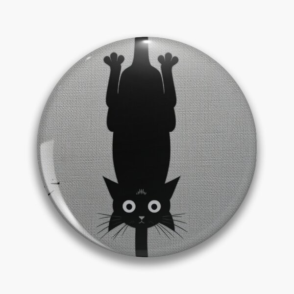 Item preview, Clinging Black Cat designed and sold by ArttyStuff.