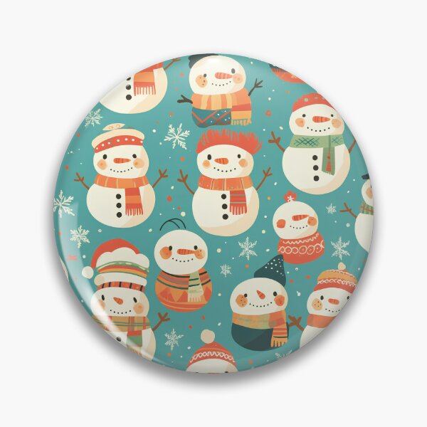 Item preview, Playful Snowman Winter Pattern Design designed and sold by Windy-market.
