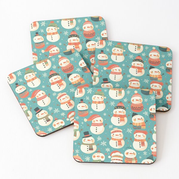 Item preview, Playful Snowman Winter Pattern Design designed and sold by Windy-market.