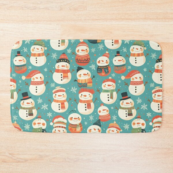 Item preview, Playful Snowman Winter Pattern Design designed and sold by Windy-market.