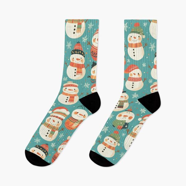 Item preview, Playful Snowman Winter Pattern Design designed and sold by Windy-market.