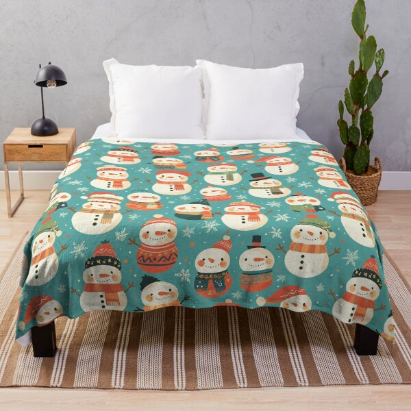 Item preview, Playful Snowman Winter Pattern Design designed and sold by Windy-market.