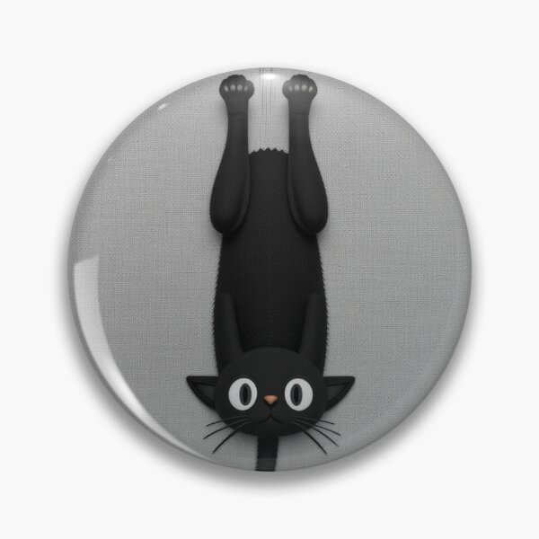 Item preview, Clinging Black Cat designed and sold by ArttyStuff.