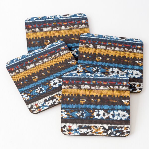 Item preview, Vibrant braided textures with unique patchwork patterns designed and sold by Piotrek0001.