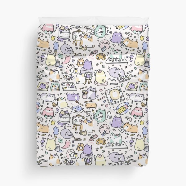 Artsy Cats! Duvet Cover