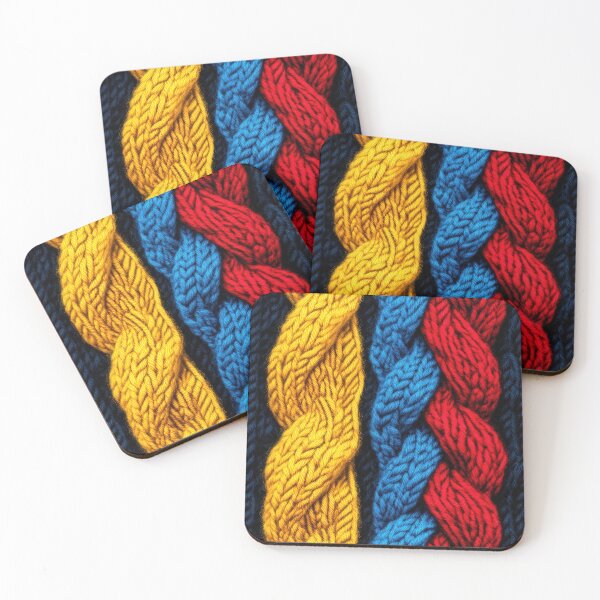 Item preview, Unique patchwork arrangements with bold color schemes designed and sold by Piotrek0001.