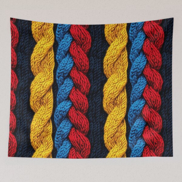 Item preview, Unique patchwork arrangements with bold color schemes designed and sold by Piotrek0001.