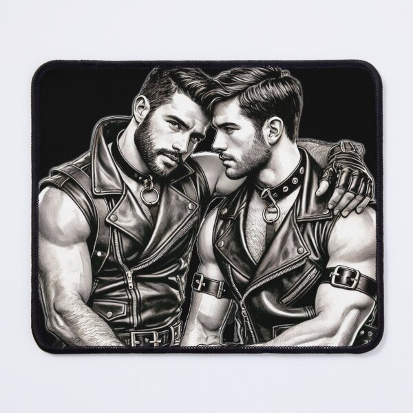 Item preview, Gay Leather Daddies German Leder Bikers Touch Pride Graphic Design designed and sold by ItsAKinkThing.