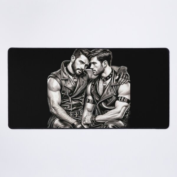Item preview, Gay Leather Daddies German Leder Bikers Touch Pride Graphic Design designed and sold by ItsAKinkThing.