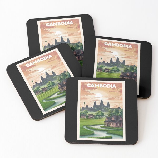 Item preview, Cambodia, Travel Art designed and sold by PinkandP.