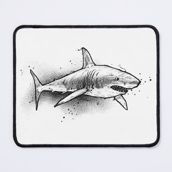 Item preview, Shark Graphic Draw Gifts For Tattoolovers designed and sold by stell rocket by frida najska.