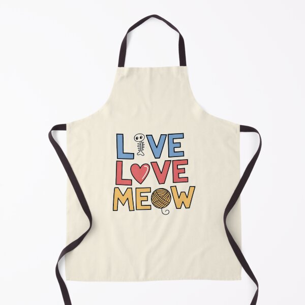 Item preview, Live Love Meow Cute Cat Design designed and sold by Dream-Fab.