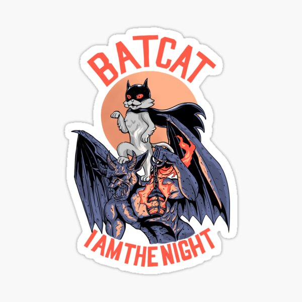 Item preview, Batcat designed and sold by circleinpaper.