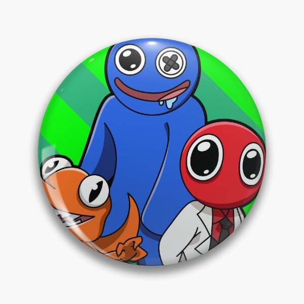 Item preview, Blue Orange and Red Rainbow Friends Roblox Character designed and sold by Gamify Store.