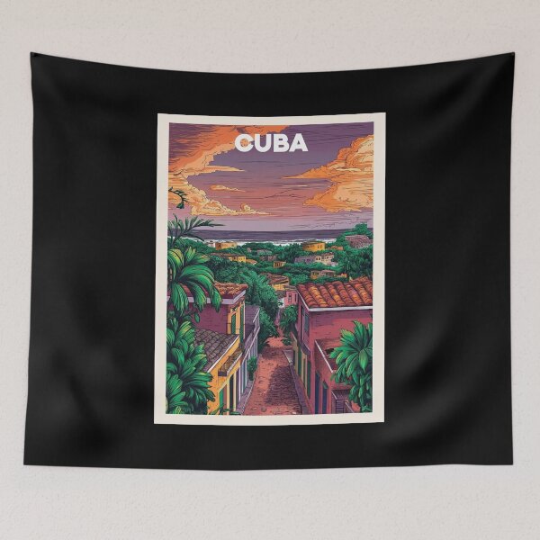 Item preview, Cuba, Travel Art designed and sold by PinkandP.