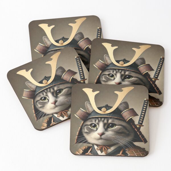 Item preview, Feudal Japan Era Cats  designed and sold by Renaissance-Cat.