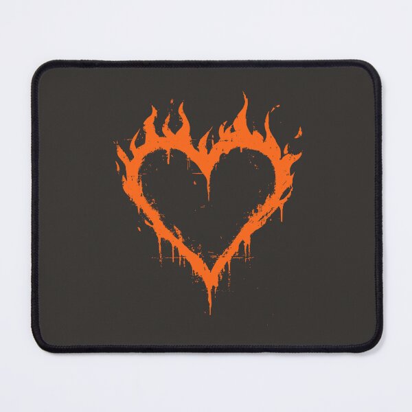 Item preview, Burning Heart Y2K Grunge designed and sold by Geek Updated.