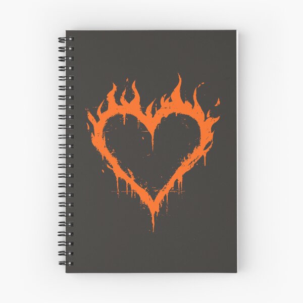 Item preview, Burning Heart Y2K Grunge designed and sold by Eurokollektiv.