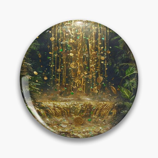 Item preview, Amazing Golden Waterfall designed and sold by M-Y-A-R-T-.